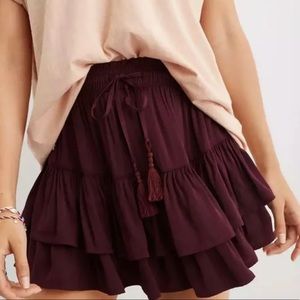 Aerie sweet n’ silky mini skirt